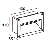 LED wall light